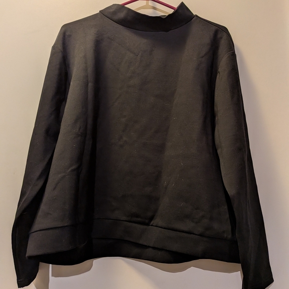 Smash + Tess Black Audrey Long Sleeve Top - XL NWT Fall 2019 Made In Canada - Picture 9 of 10